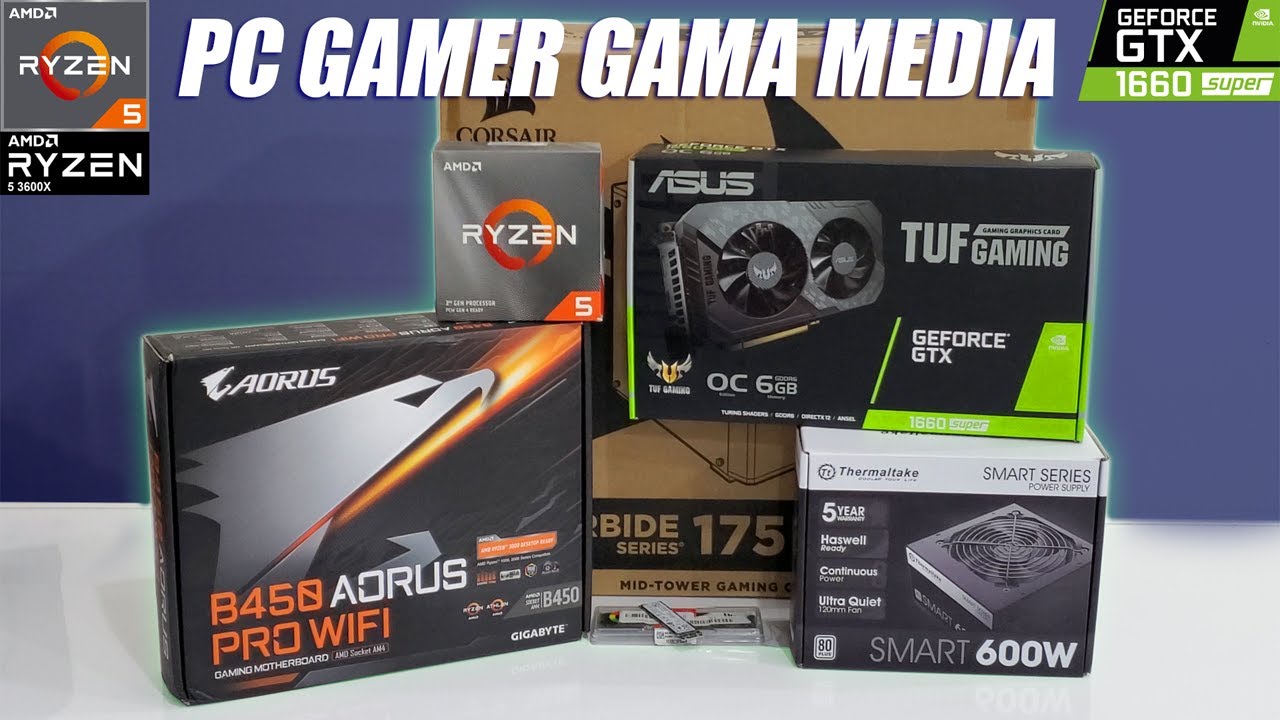 ENSAMBLE PC GAMER GAMA MEDIA - Ryzen 5 3600x + Geforce GTX 1660 super.