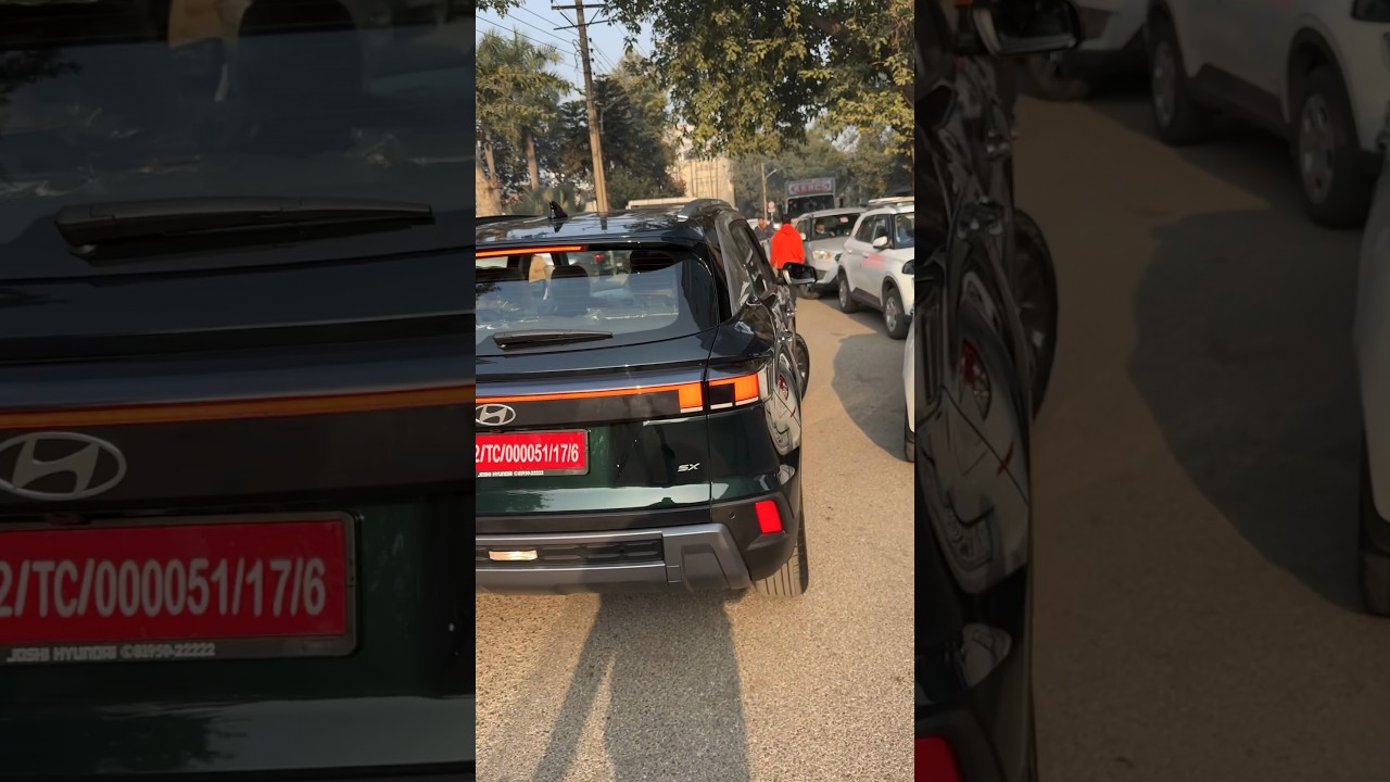 New Hyundai Creta Green Colour 2024 🔥 #shorts #youtube #cars #creta #hyundai