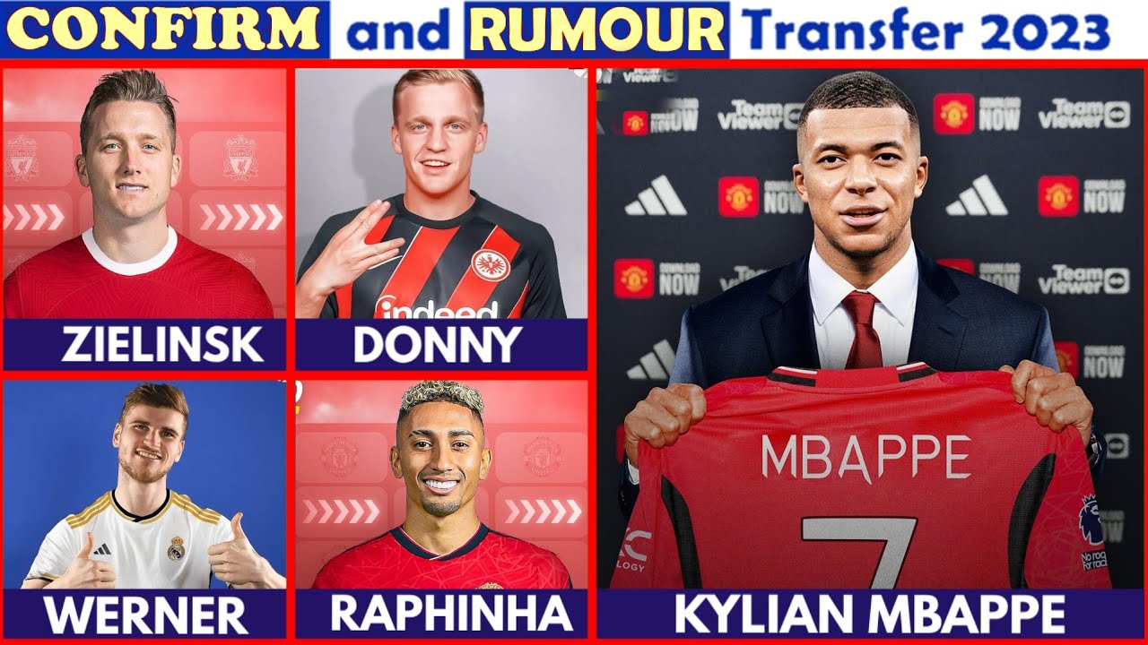 🚨 ALL CONFIRMED AND RUMOURS WINTER TRANSFERS,MBAPPE TO MANCHESTER UNITED 🔥, WARNER TO MADRID ,DONNY