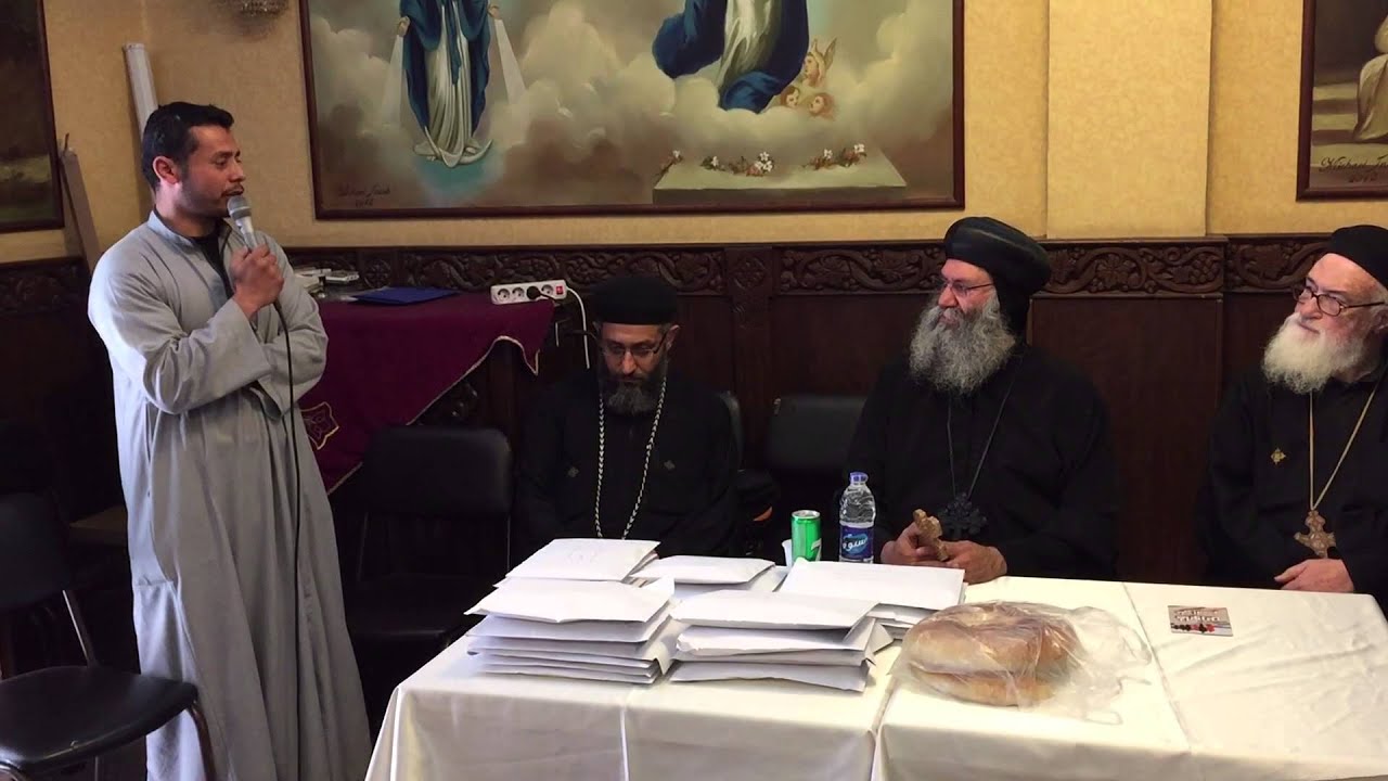 His Grace Bishop Suriel meeting with the Families of the Coptic Martyrs of Libya
