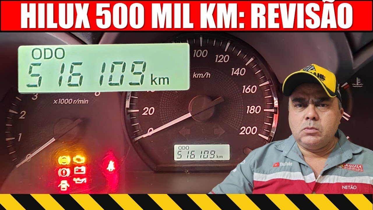 EP. 966// MAIS de 500 MIL KM! Toyota Hilux Revisão BRUTAL aos 500.000 KM, pelo menos!