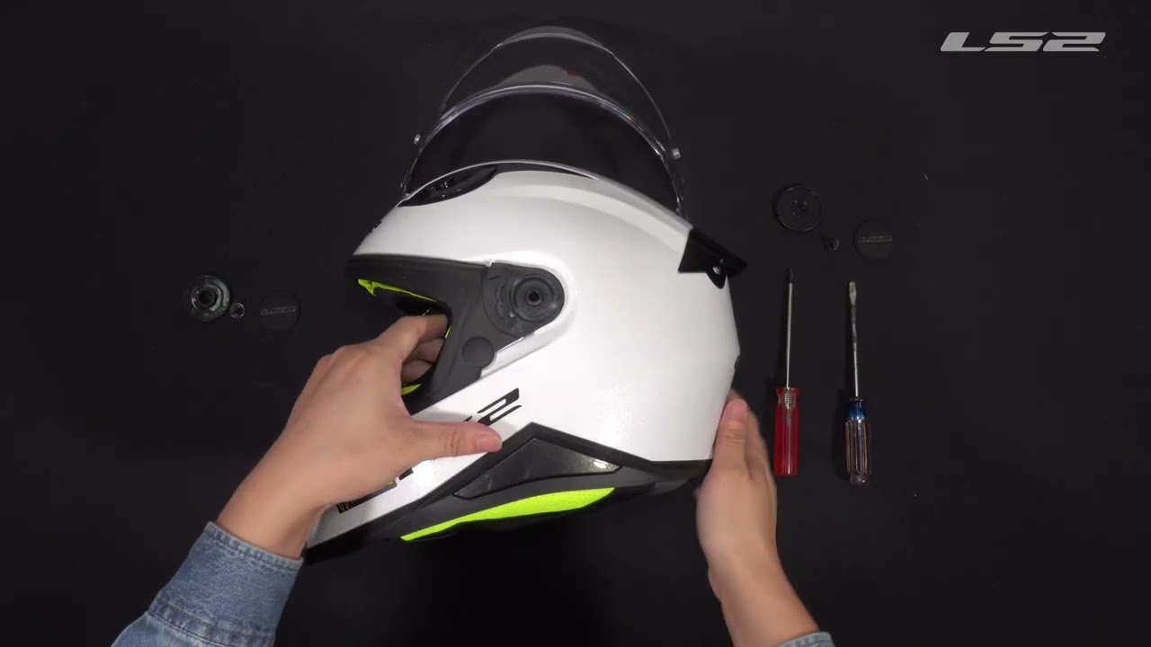 LS2 FF812 Kid How to change visor