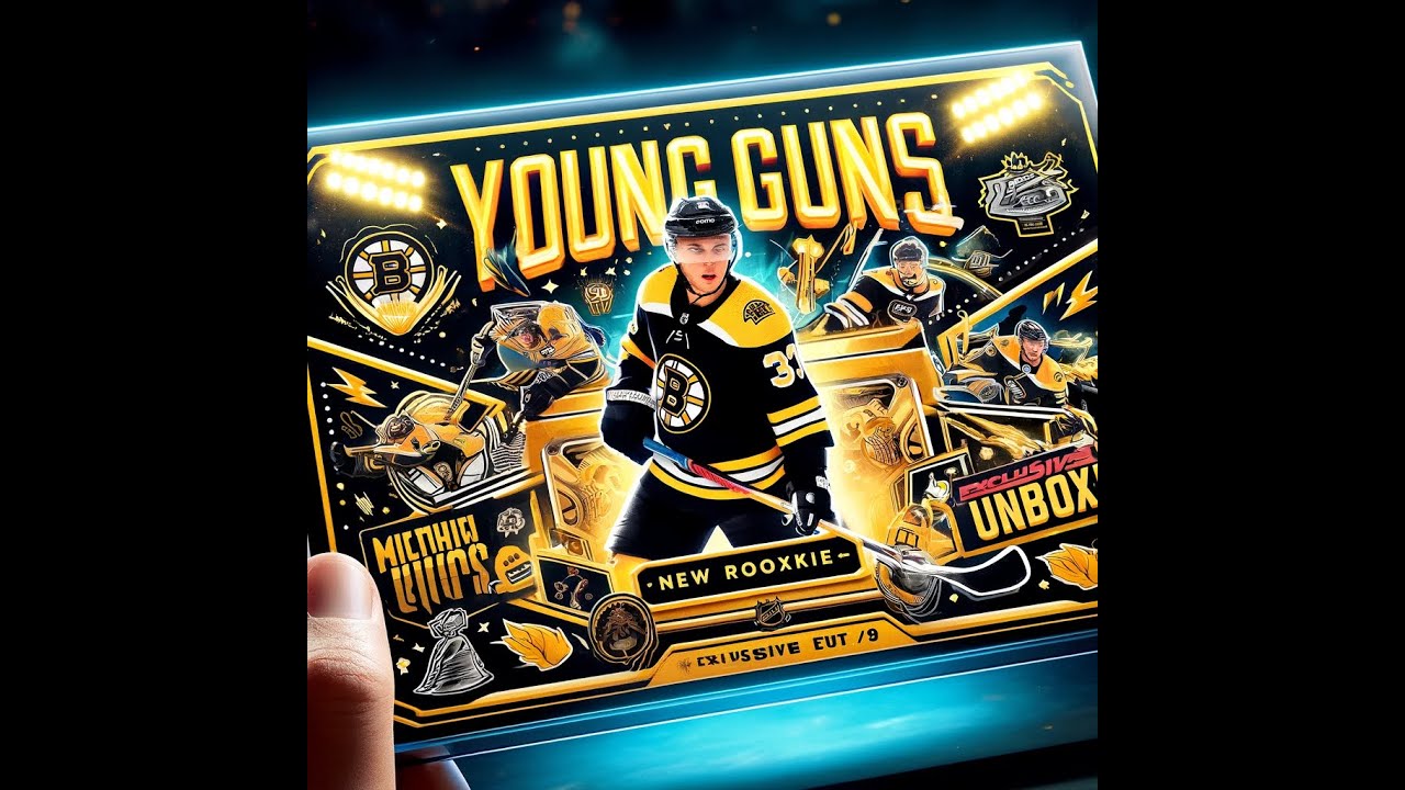🏒🚨 Boston Bruins Special! | Unboxing Matthew Poitras Young Guns 🐻 | 2023-24 UD Series 2