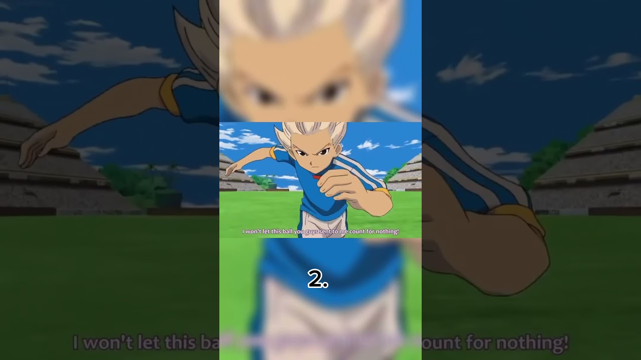 Top 5 BEST Gouenji Moves in Inazuma Eleven #inazumaeleven #anime #gouenji #shorts