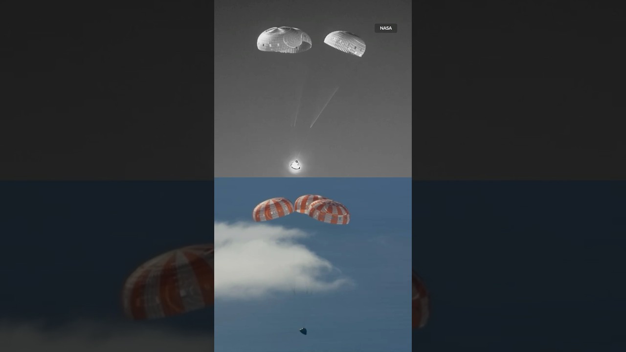 See Artemis II astronauts splash down back on Earth