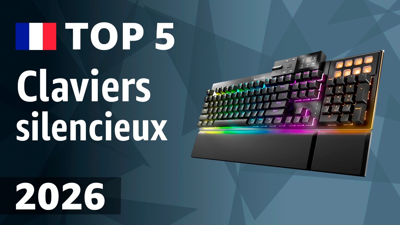 TOP—5. Meilleurs claviers silencieux. Test et comparaison 2026