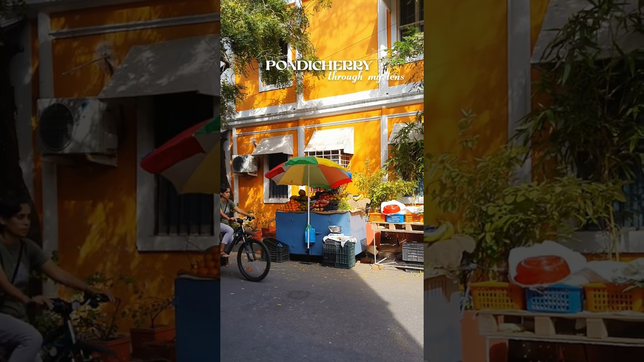 Streets of Pondicherry through my lenses. #street #travel #shorts #pondicherry #cityscape #views