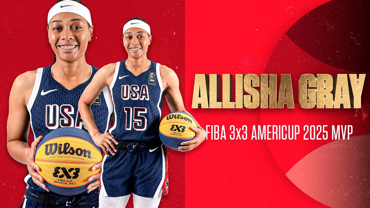 Allisha Gray  🇺🇸 | MVP Mixtape |  Gold Medal Lish at FIBA 3x3 Americup 2025 🔥