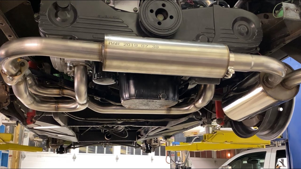 VW Bus - Subaru Swap - Exhaust Clearance Issue ??? - Episode 17