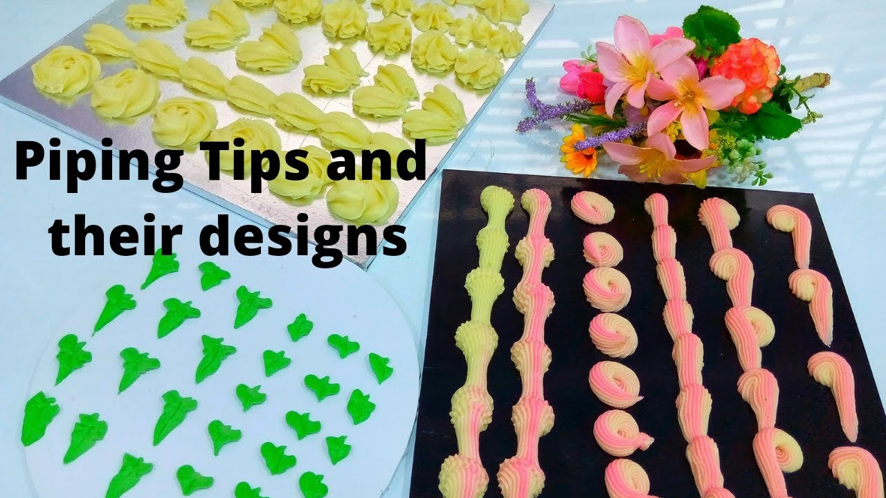 piping tips and their designs| My favourite piping tips