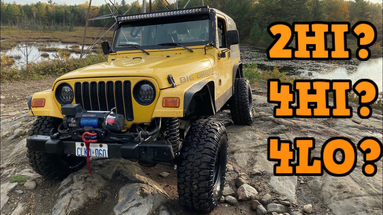 Как использовать полный привод на Jeep Wrangler любого года выпуска