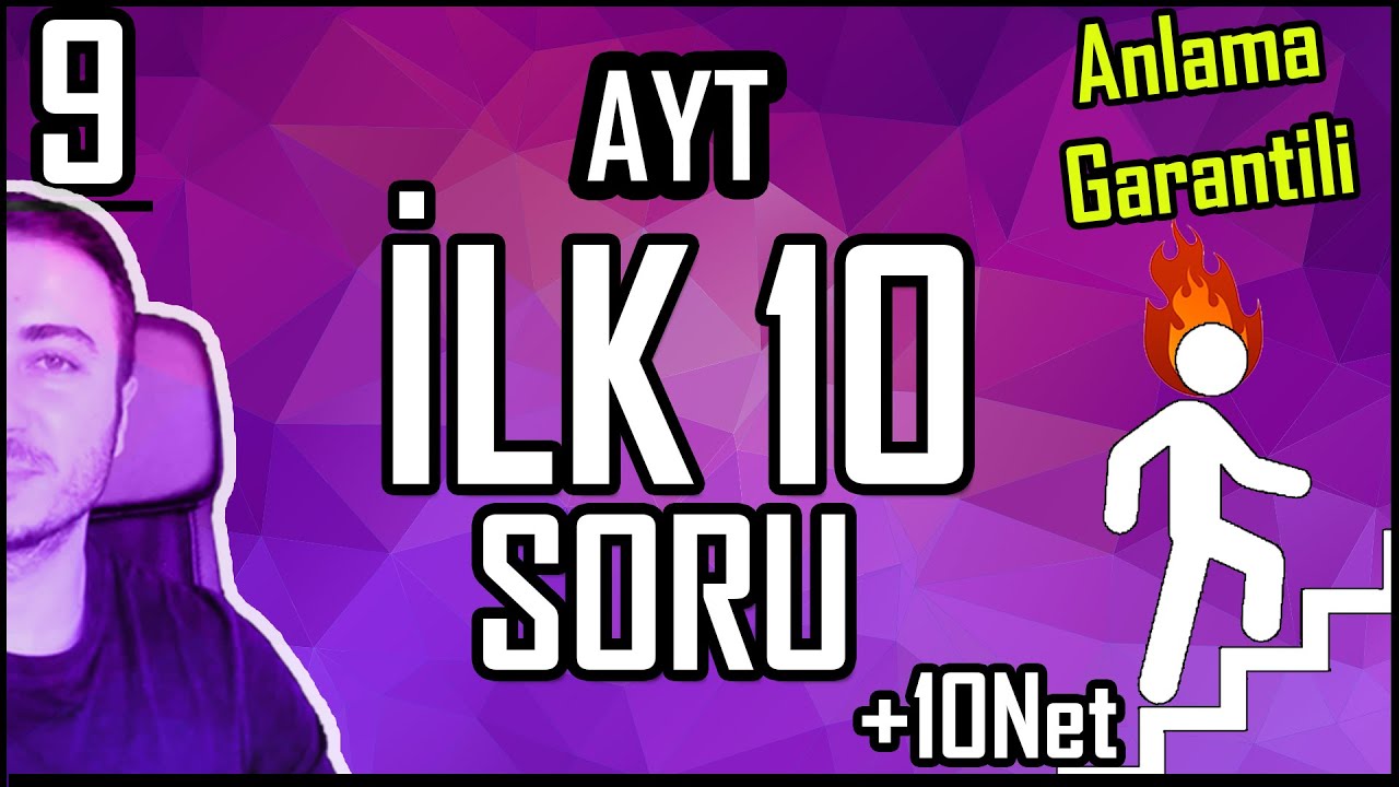 AYT ilk 10 Soru Serisi-9 / Fonksiyonlar