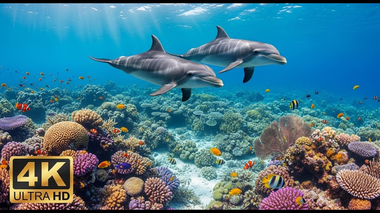 🐢 Ocean Life in 4K – Serene Aquarium View for Meditation, Yoga, and Sleep