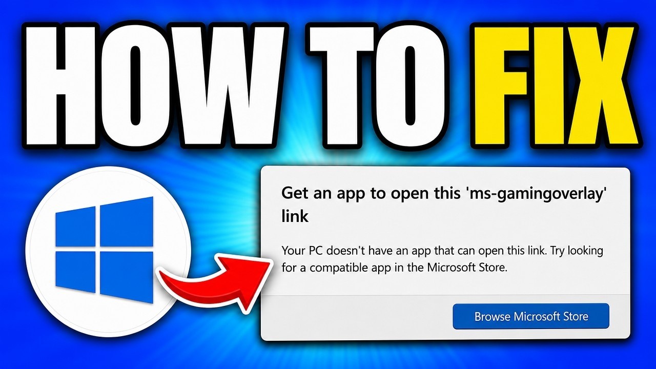 How To Fix Ms-Gaming-Overlay Error Windows 11