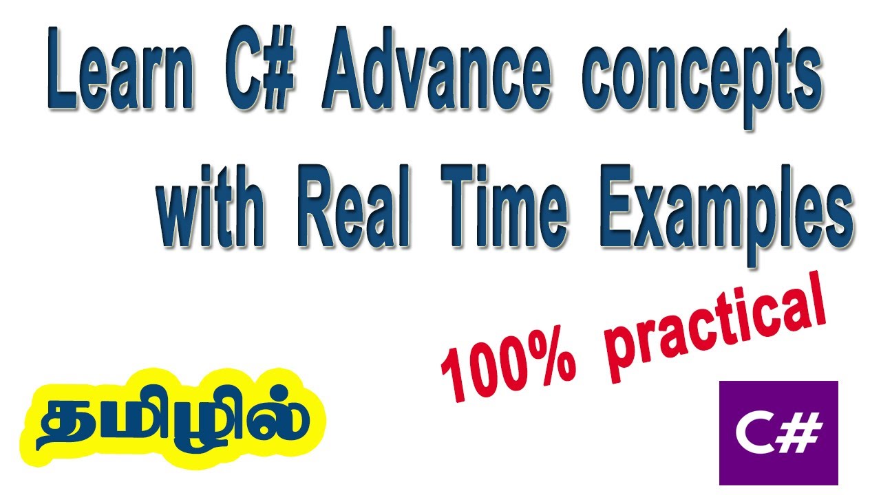 C# Advance concepts in tamil|Learn C# with Real Time example in tamil|Codebinx