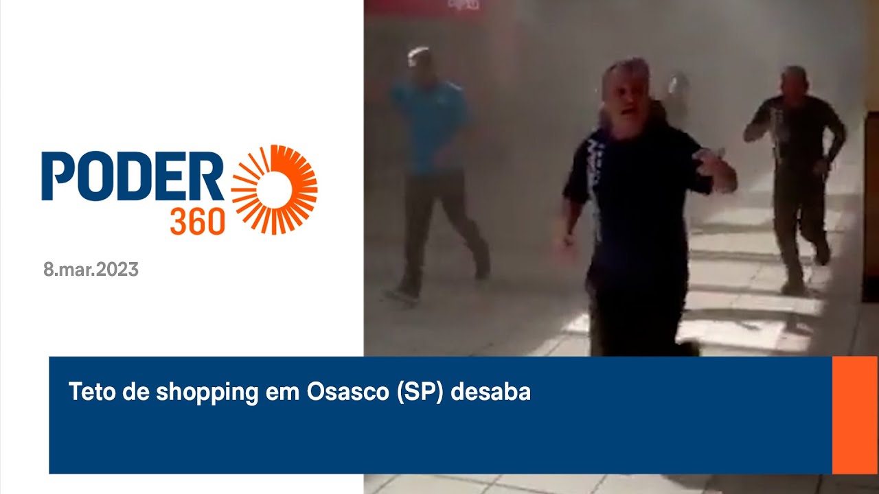 Teto de shopping em Osasco (SP) desaba