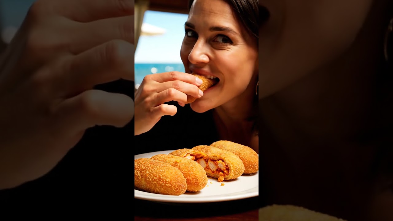 Coastal Caf&eacute; Coxinhas 🥟🌊 | Crispy Brazilian Snack with Sea Breeze Crunch 🍋