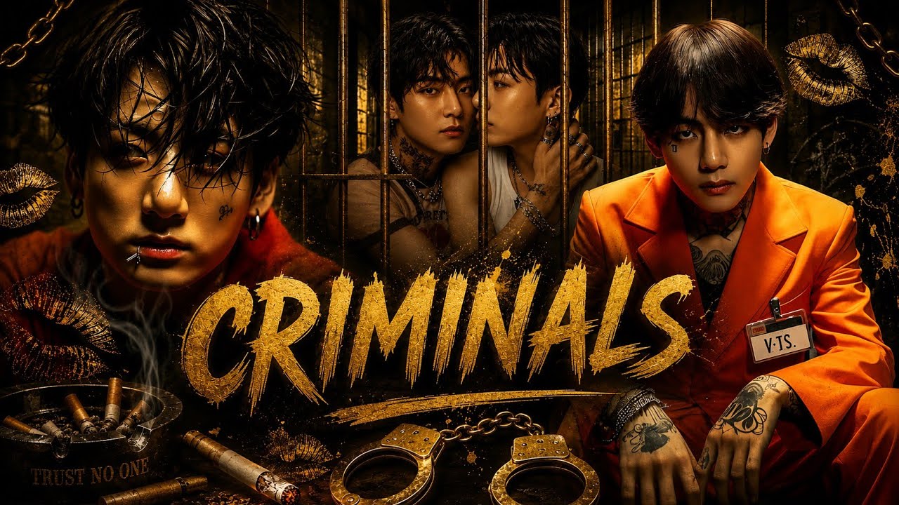 Taekook ff💗||Criminals ❤️‍🔥||Oneshot 💫||#taekookff #btsfftamilvoice #taekookedits #pinkyficz