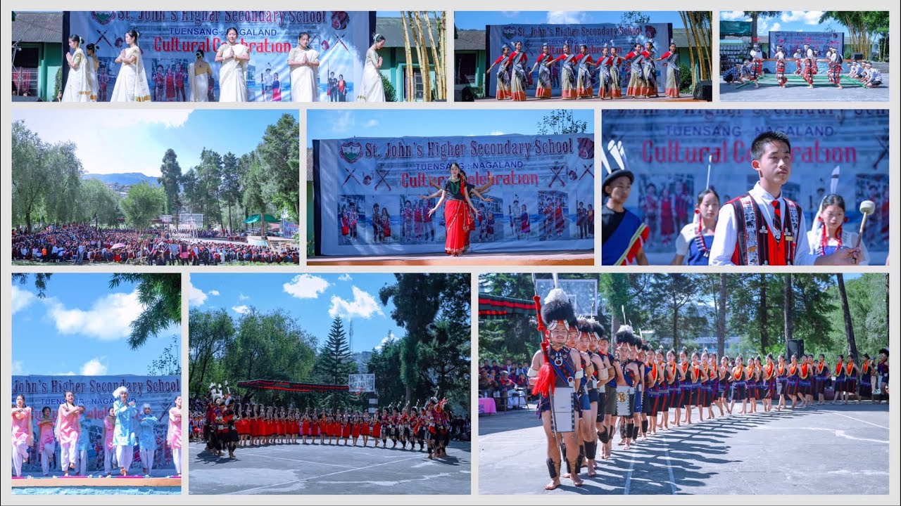 Cultural Day St John Higher Secondary School #culturalday #Tuensang #Nagaland #School #culture
