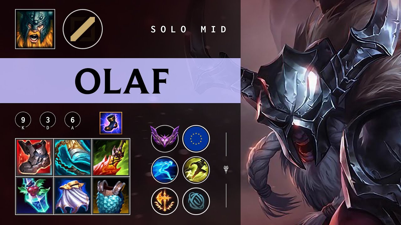 Olaf Mid vs Brand - EUW Master Patch 26.02