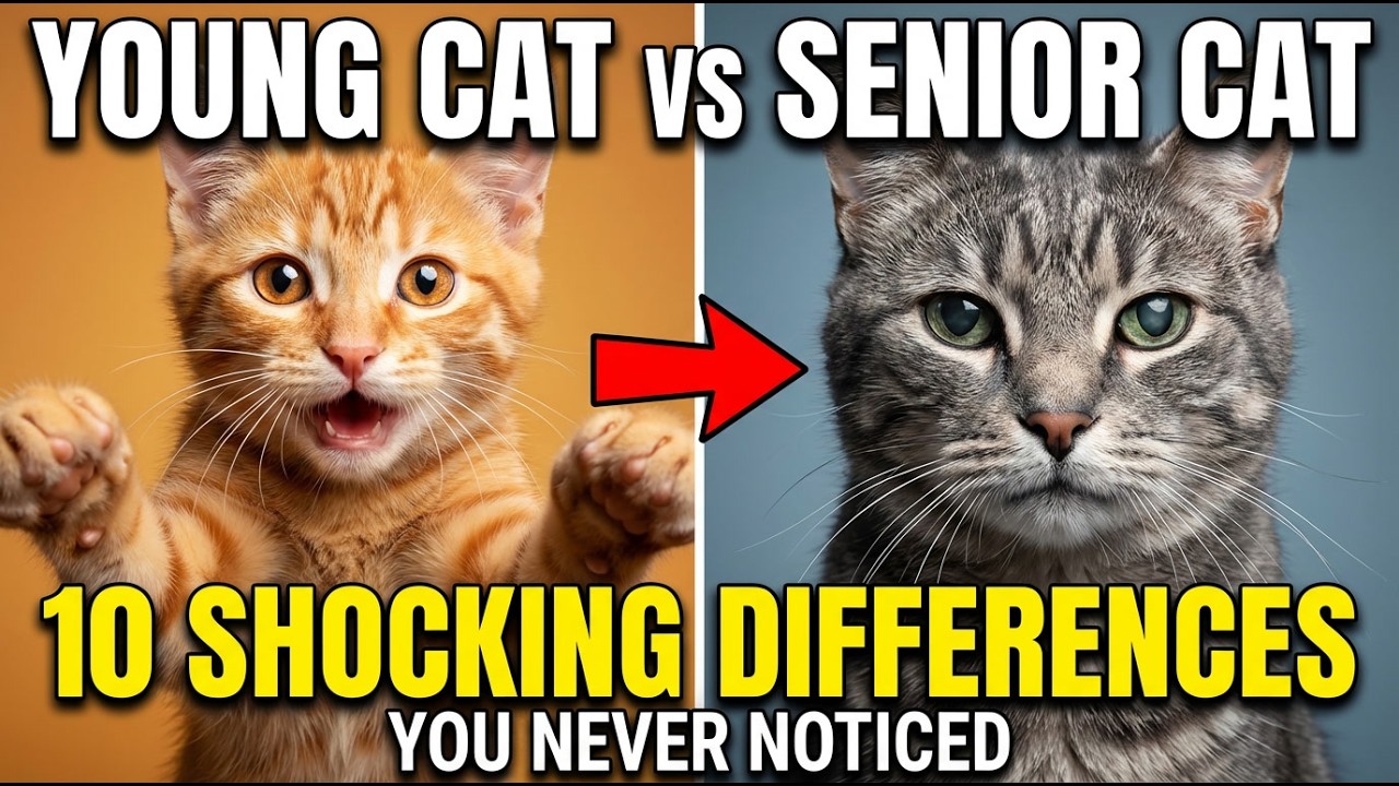 Young Cat vs Senior Cat: 10 Shocking Differences You Never Noticed!