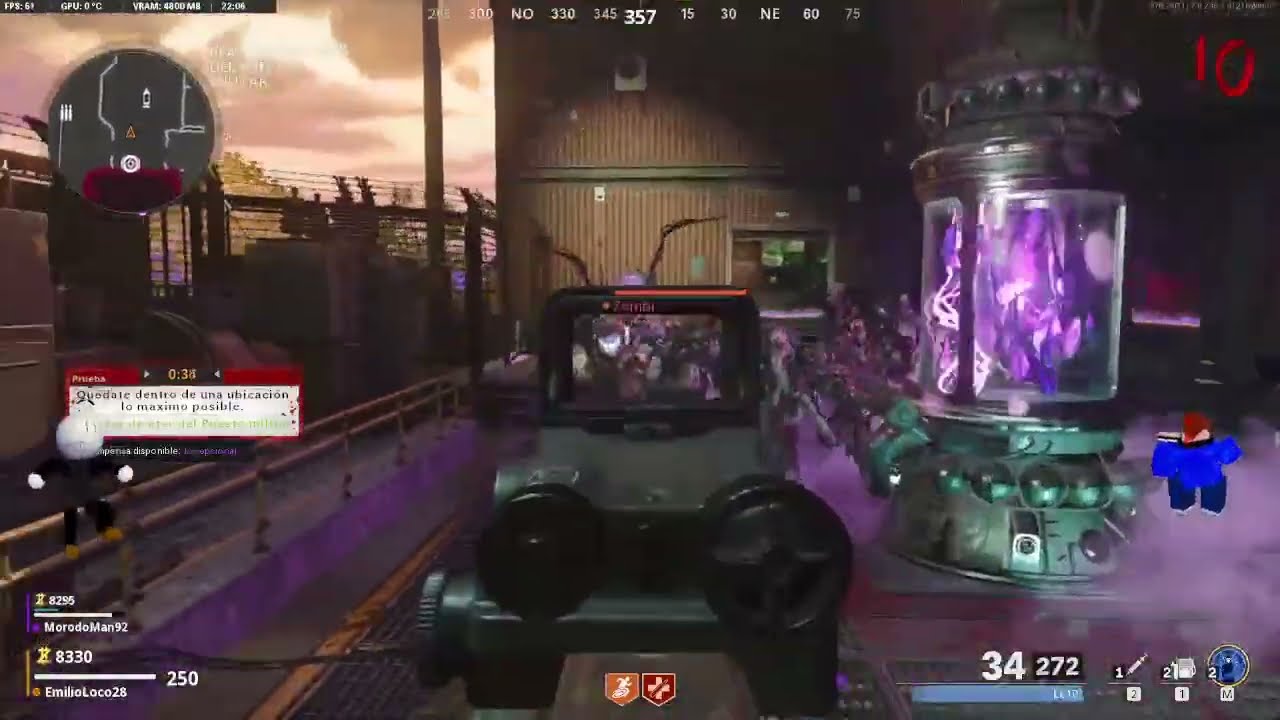 CoD Bo5 Zombis - Haciendo EE de FireBase Z por 1ra vez con el Morodo-San
