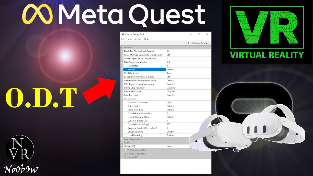 QUEST PC VR / Oculus Debug Tool