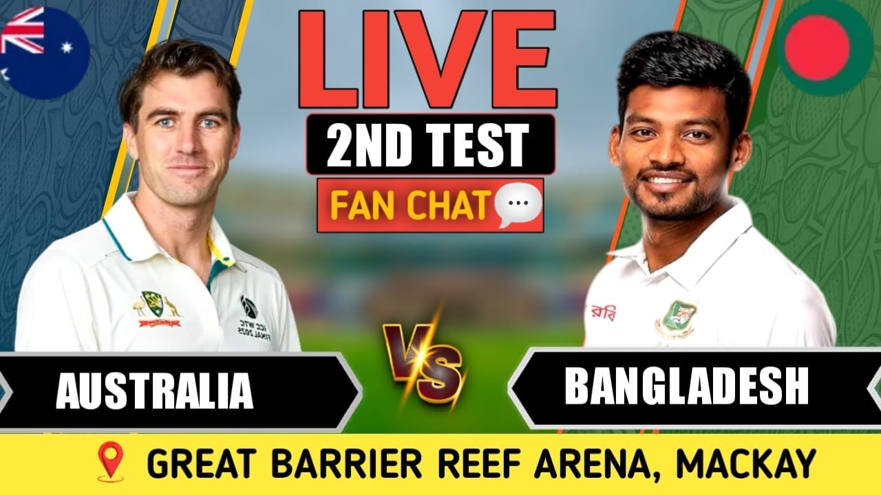 🔴 Live: Australia vs Bangladesh | 2nd Test Fan Analysis | AUS vs BAN | Live Cricket Match
