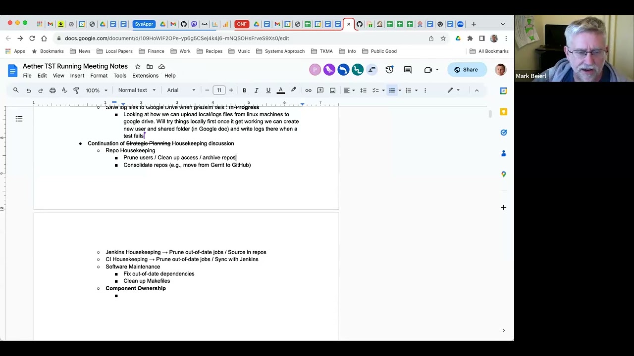 Aether TST meeting 12-5-2023