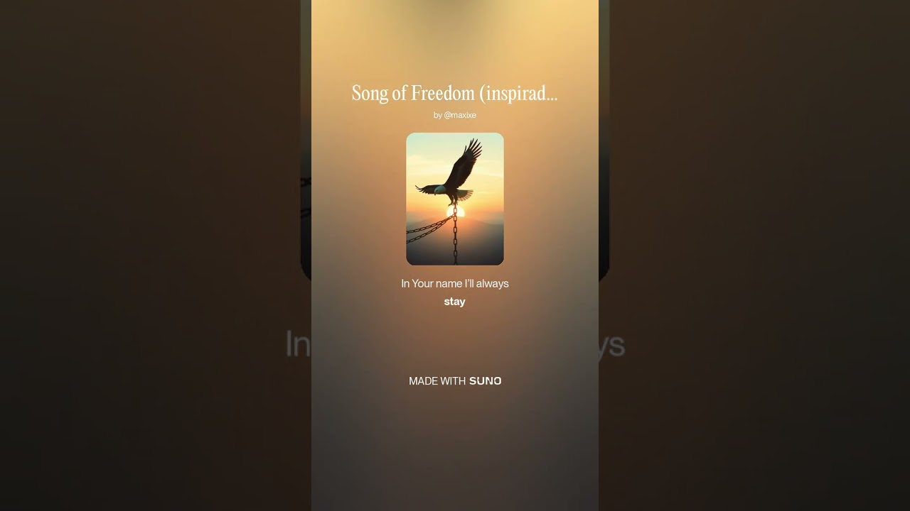 Song of Freedom inspirado no Hino “Cântico de Libertação”2