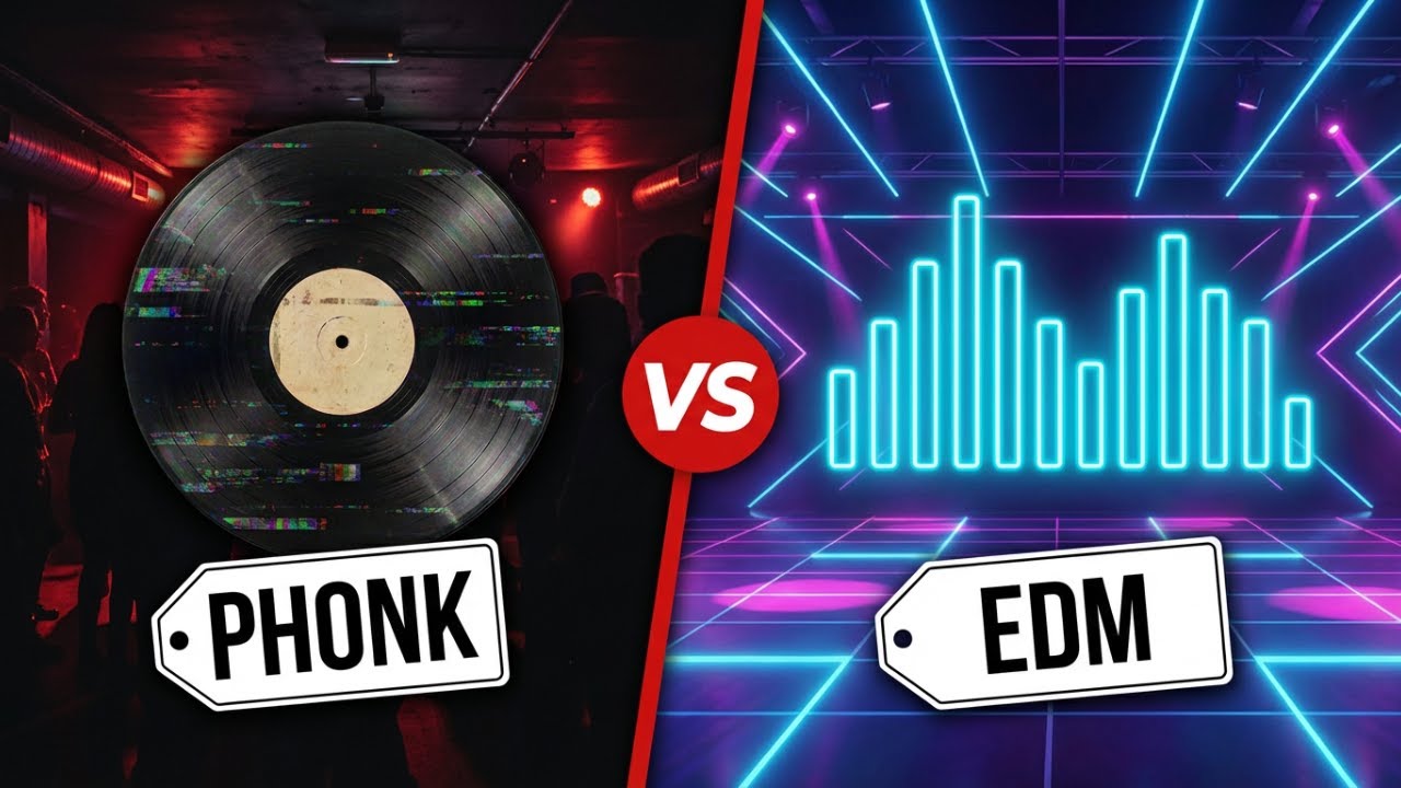 Phonk Music vs. EDM: A Surprising Comparison ⚡ Dark vs Dance Energy