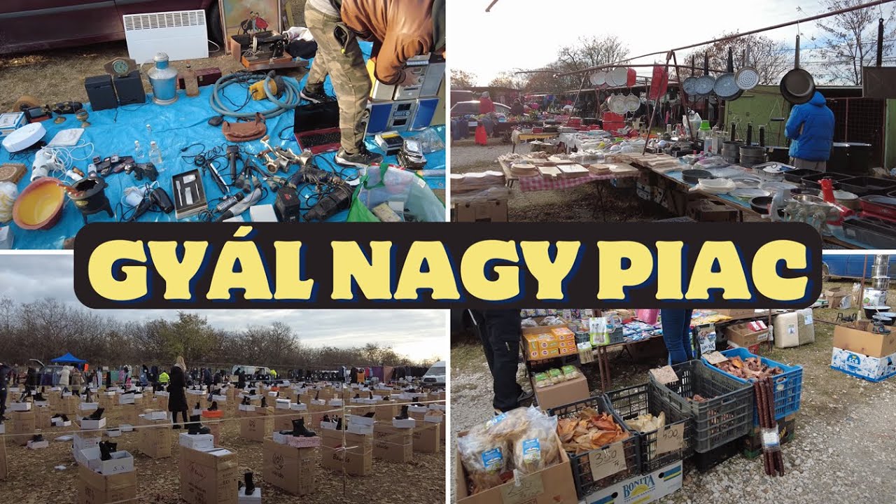 Gyál Nagy Piac | Gyál Grand Market [4k Ultra HD 60fps]