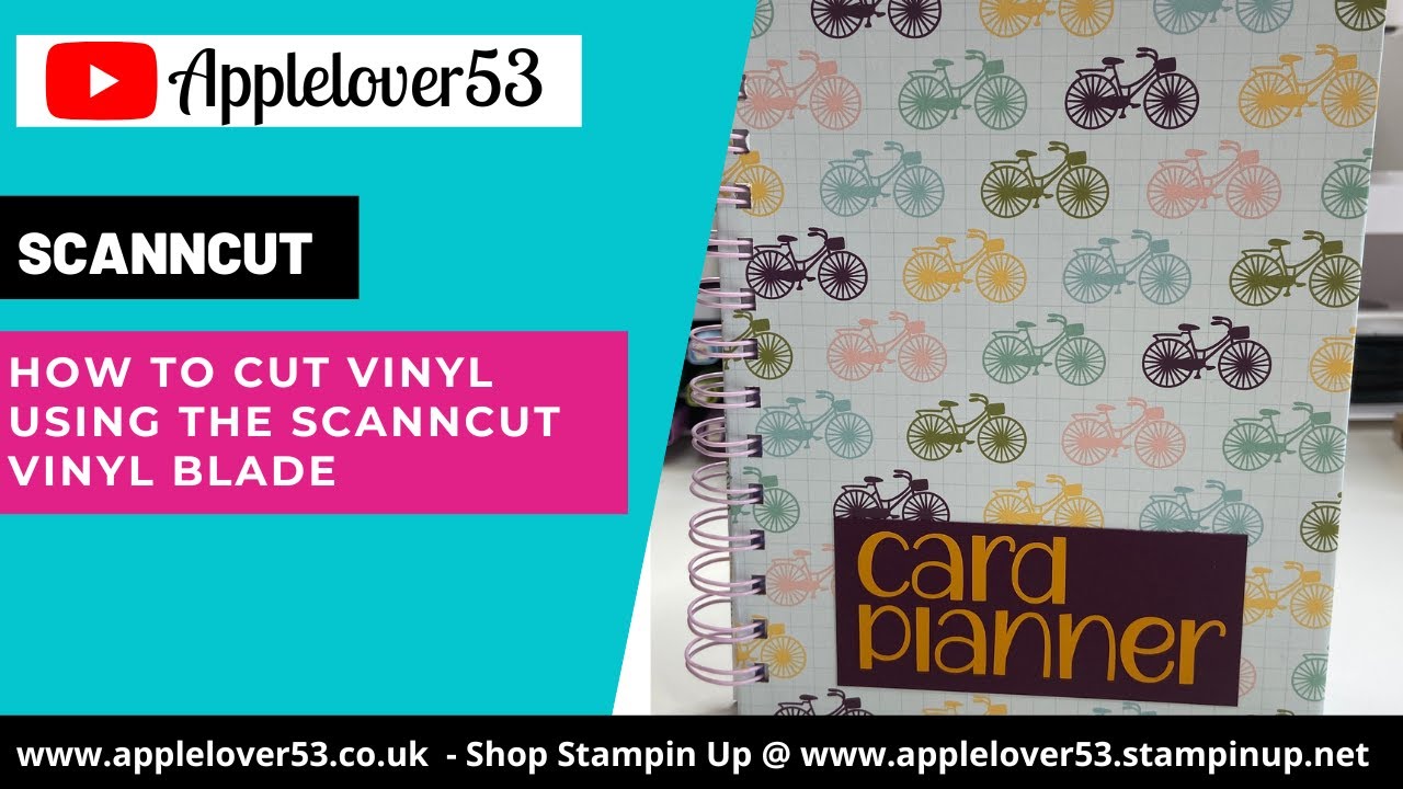 ScanNCut - How To Cut Vinyl With The Brother ScanNCut Vinyl Blade