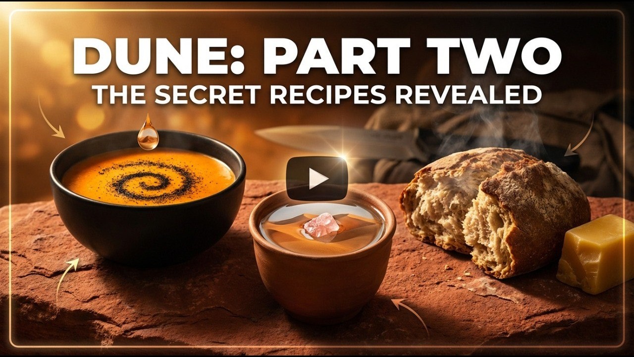 Dune: Part Two’s Secret Recipes Revealed (You Can Actually Make Them)   #cinematiccooking  #asmr
