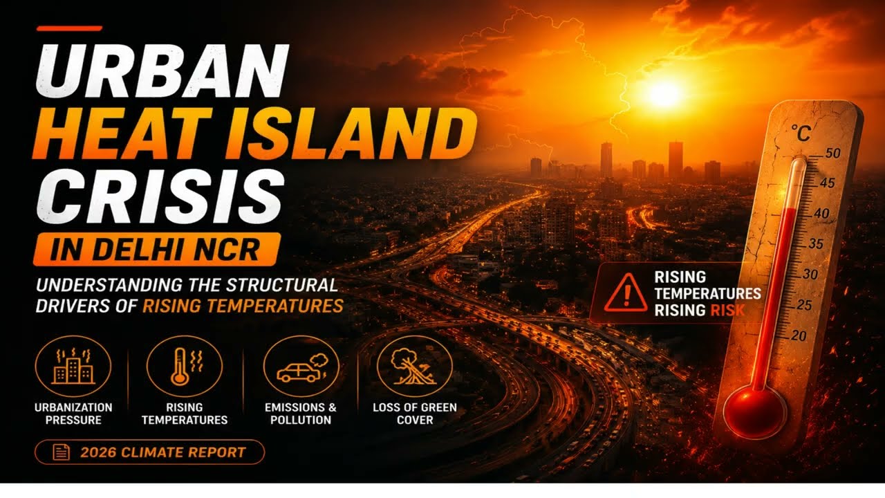 Urban Heat Island Crisis in Delhi NCR
