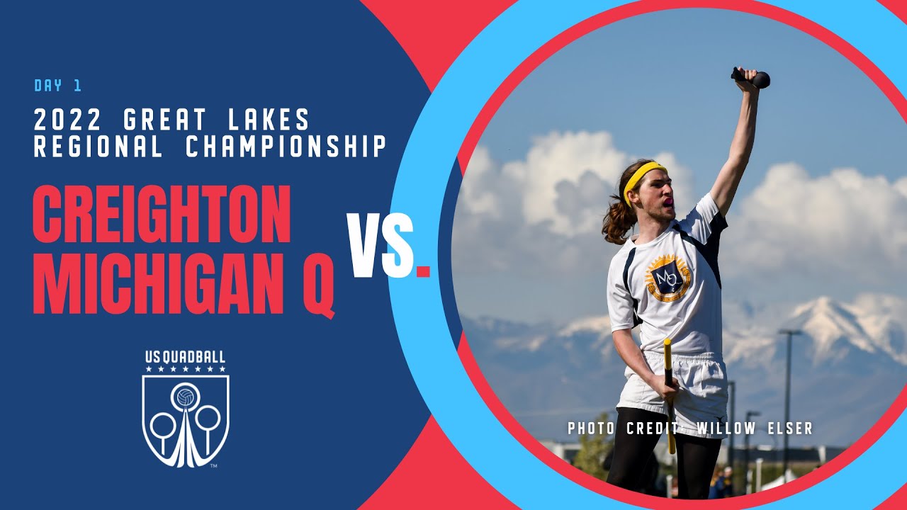 Creighton vs.  Michigan Quadball - GLRC 2022 - Day 1
