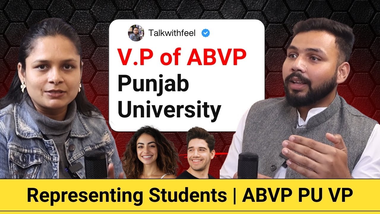 ABVP Punjab University VP Speaks | Student Issues & Leadership | Talkwithfeel