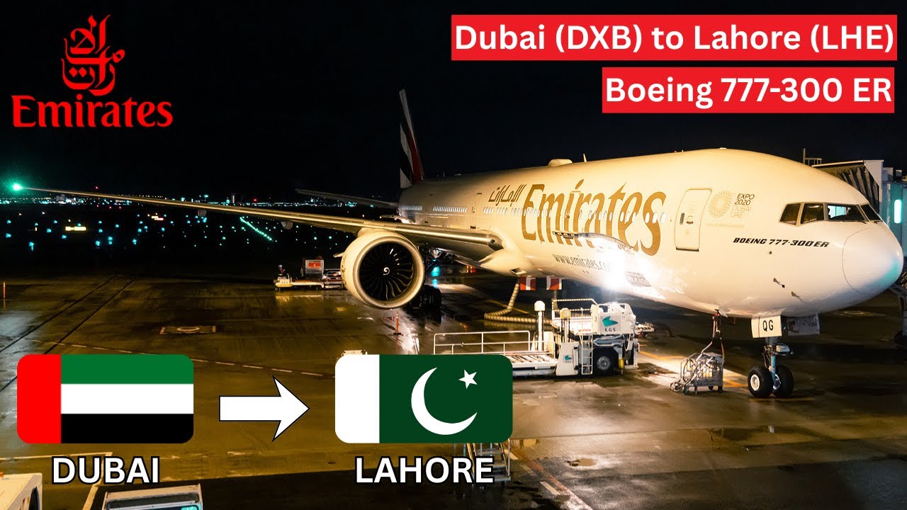 Emirates Flight EK624 Dubai to Lahore [Full Flight Report] Boeing 777
