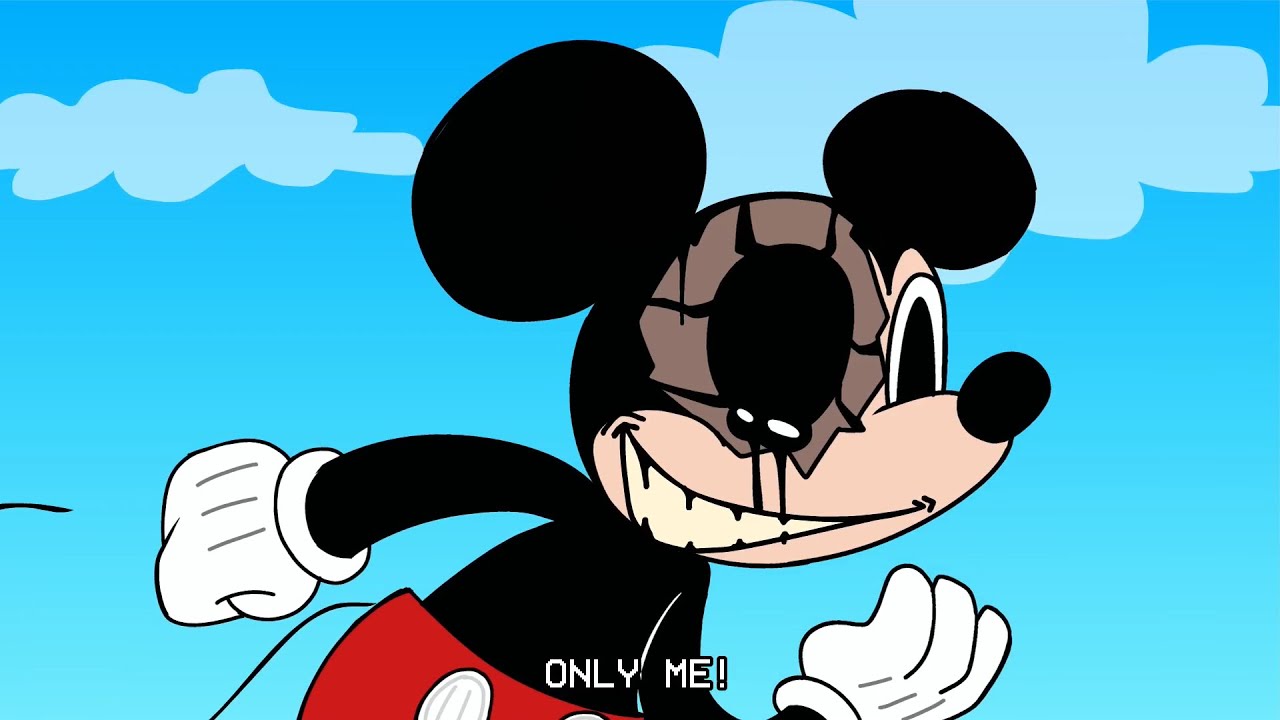 FNF VS Mickey Mouse Aethos - MEESKAMOOSKA + Cutscene | Friday Night Funkin'