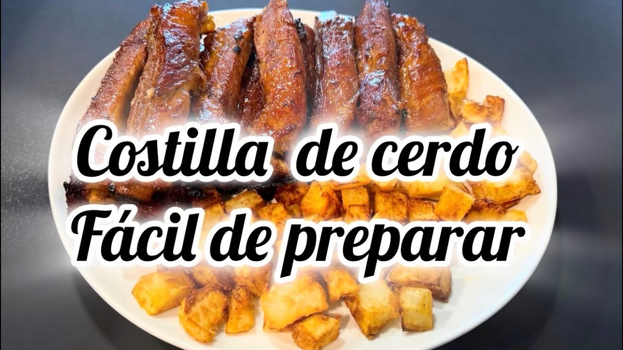 Costillas De Cerdo - Fácil De Preparar