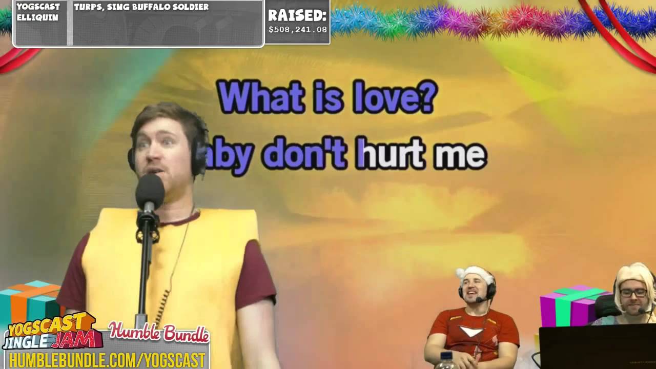 Alsmiffy singing What is Love 