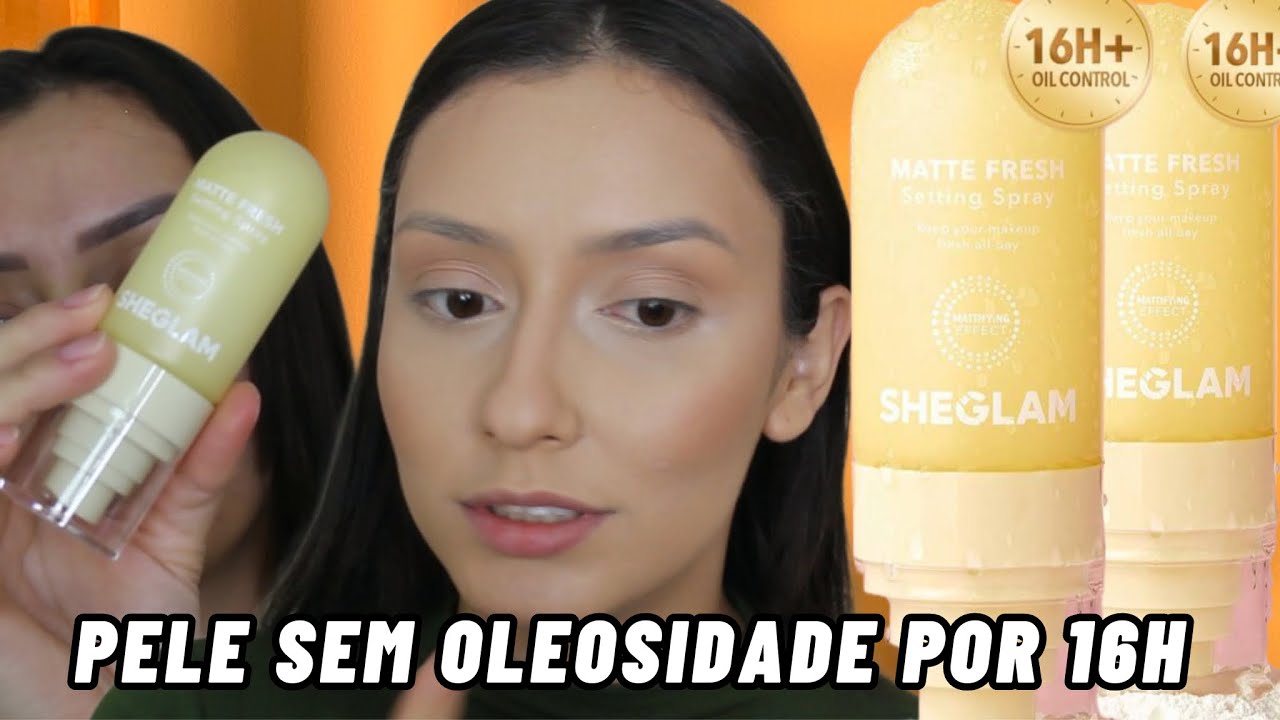 TESTEI BRUMA FIXADORA DA SHEGLAM QUE TIRA OLEOSIDADE POR 16HORAS