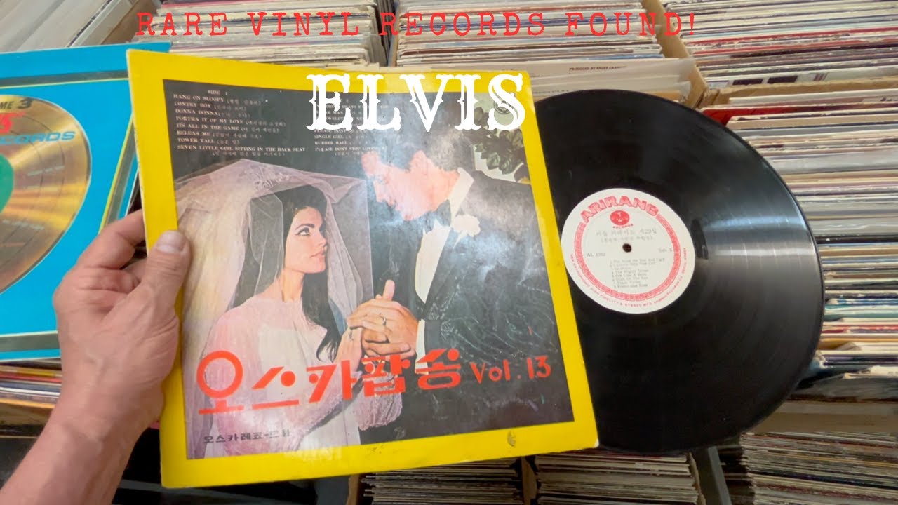 Elvis Presley Rare Korean Vinyl Records | Tough Day LP Hunting Turns Up Some Treasures | Vinyl Gems