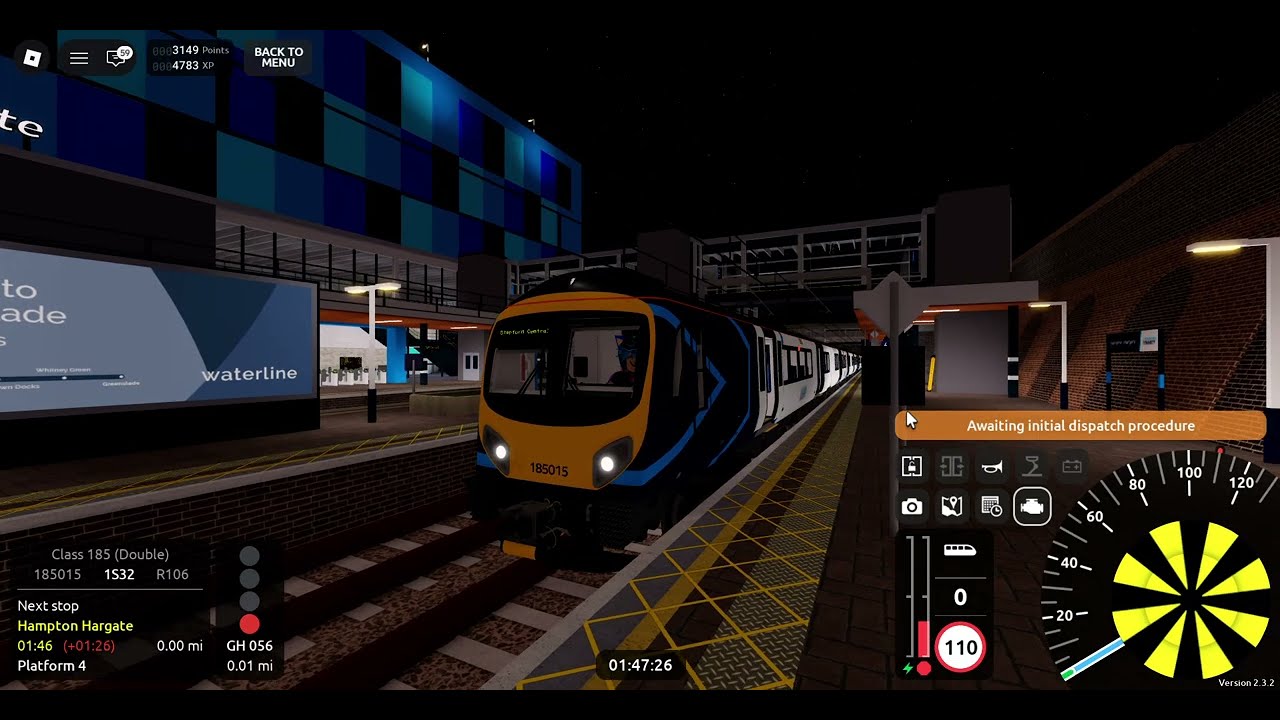 SCR V2.3.2 - Driving a Connect Class 185 Double From Rayleigh Bay - Stepford Central VIA Berrily.