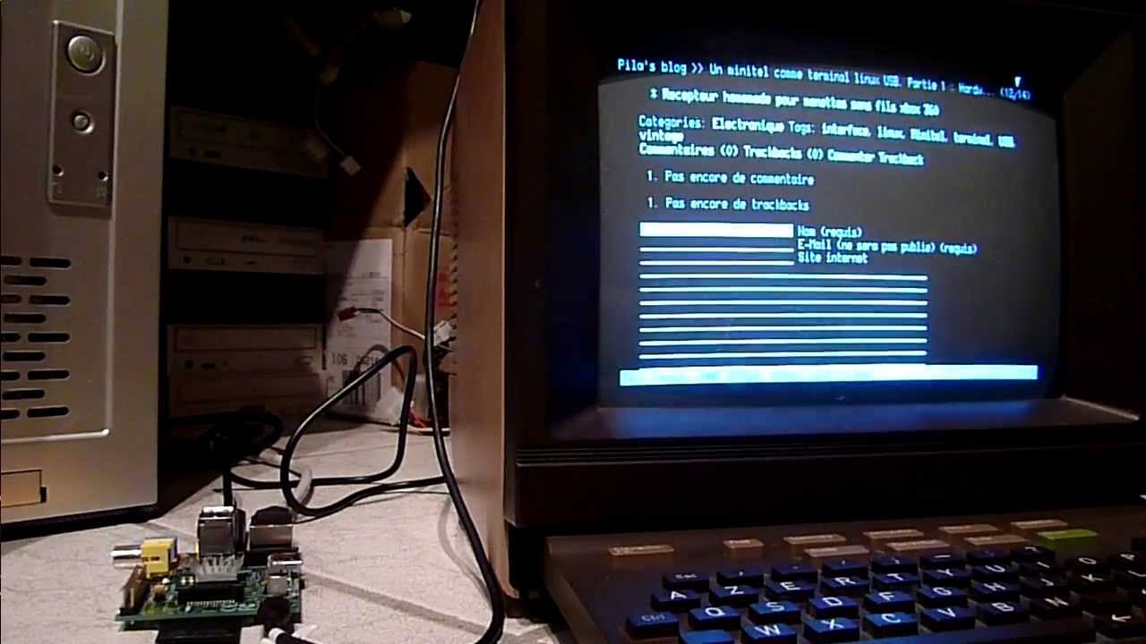 Minitel as Raspberry Pi Terminal