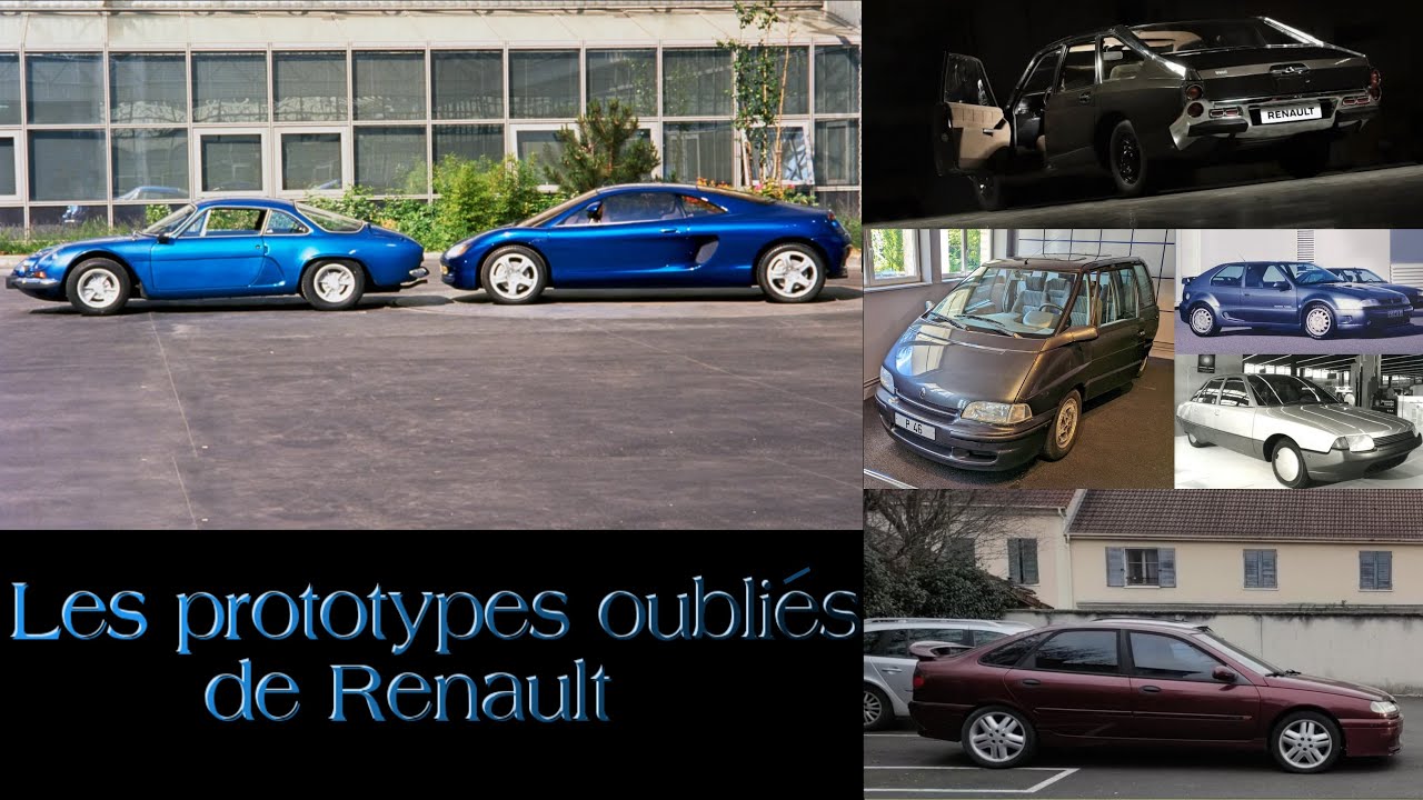 Les prototypes oubliés de Renault