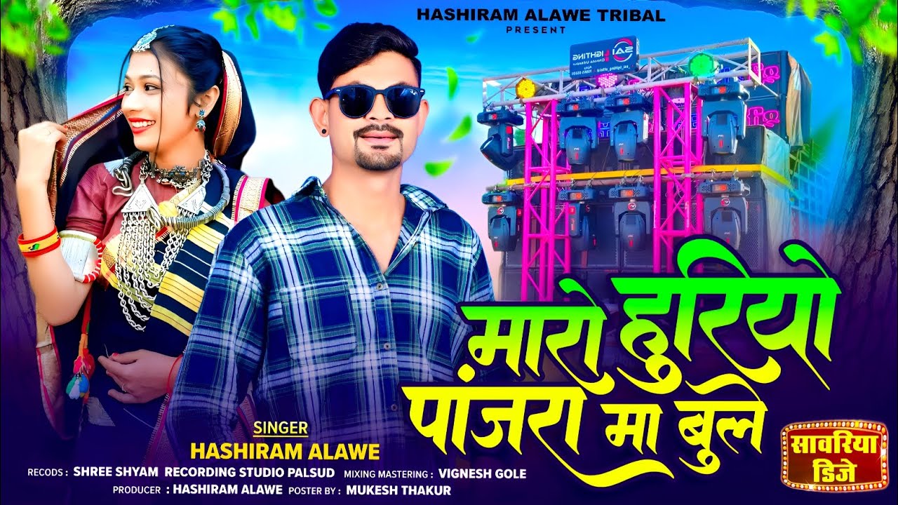 New adivasi song | सावरिया डीजे | Maro Huriyo Panjra Ma Bule | मारों हुरियो  | Hashiram Alawe 