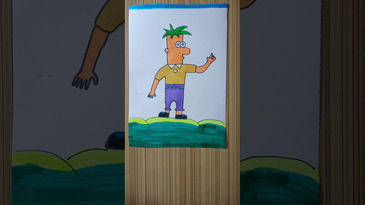 How to draw ferb fletcher | ferb fletcher for kids | 