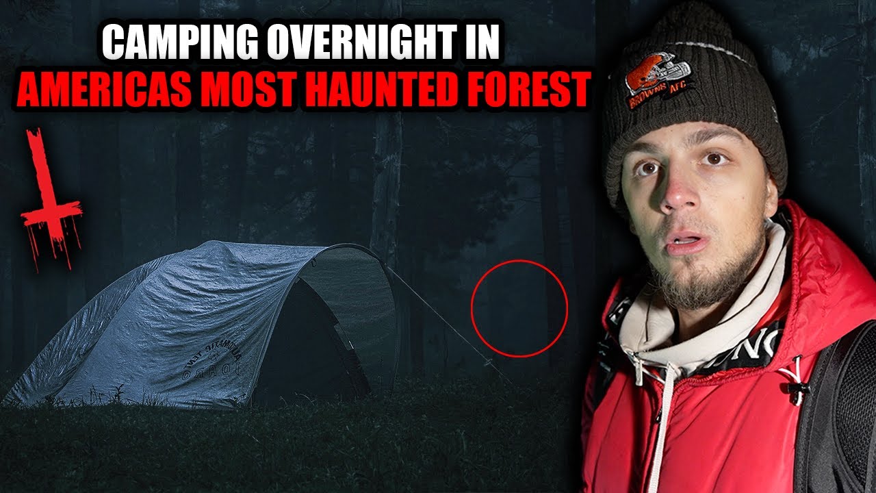 THE SCARIEST NIGHT OF OUR LIVES | CAMPING OVERNIGHT IN MOST HAUNTED FOREST (DEMON CAUGHT ON CAMERA)