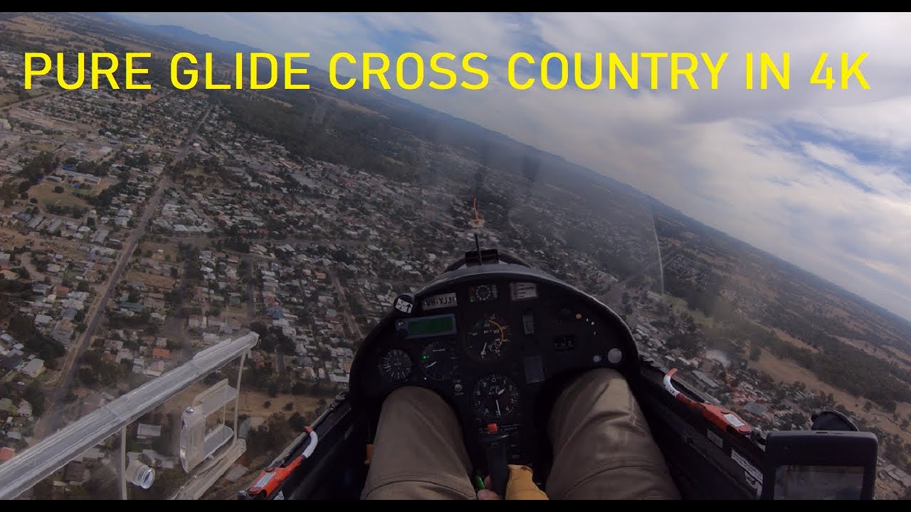4K Full Cross Country Flight. Pure Gliding With Low Saves.